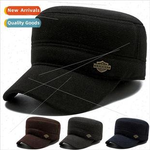 men flat cap Hat elderly aged winter warm middle
