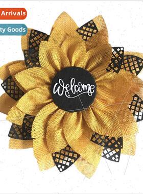 Home Decor Christmas s Sunflower Wreath Honey Bee Summer Aut