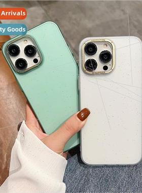 适用 Apple 14 Frosted PC Phone Case iphone13pro High Transpa