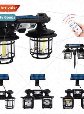 New outdoor solar lights outdoor garden lights body sensor w