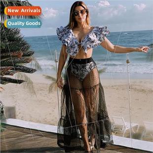 piece ruf bikini double new 2023 three skirt spun swimsu Spl