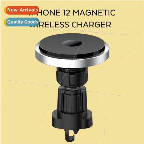 Car magnetic wireless charger 适用Apple12magsafe magnetic wi