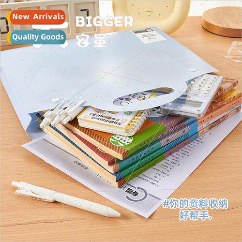 A4 handheld file bag large capacy student cramming bag stora
