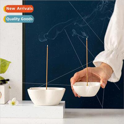 mple modern ceramic incense stick whe four petals incense ho