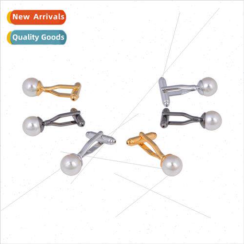cufflinks copper cufflinks small mixed  fashion Korean pearl