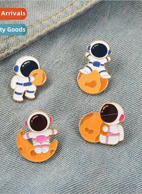 New innovative machine space astronaut styling badge clothin