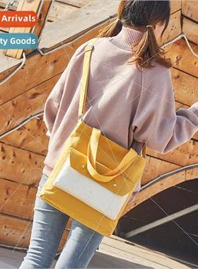 canvas bag ulzzang female students shoulder bag slanting cro