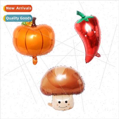 New shaped mushroom pepper pumpkin shape aluminum film ballo