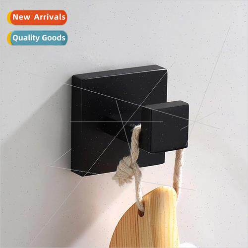 Black Stainless Steel Towel Rack Set Bathroom Paper Towel Ra
