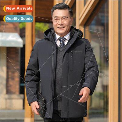 Middle-aged elderly men padded thickened middle-aged dad win