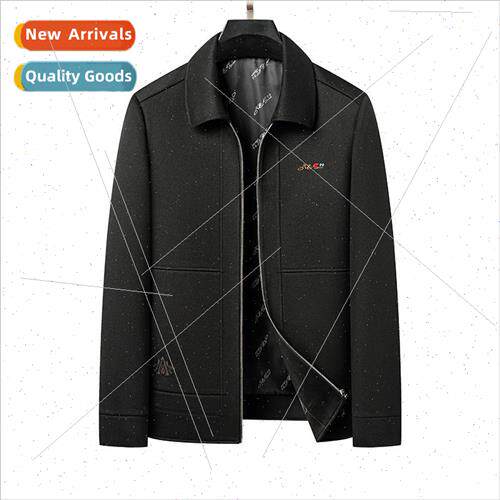 Autumn winter new mulberry silk lapel cotton men thickened w
