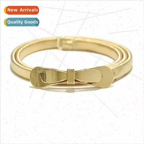 Europe new metal spring waist chain ladies hundred match pea