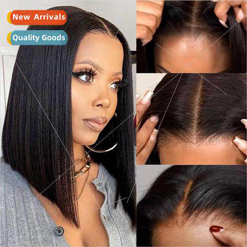 Europe ladies short o head wig High-temperature silk chemica