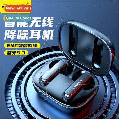 ENC Dual Mic Talking Noise Canceling Semi-In-Ear TWS Bluetoo