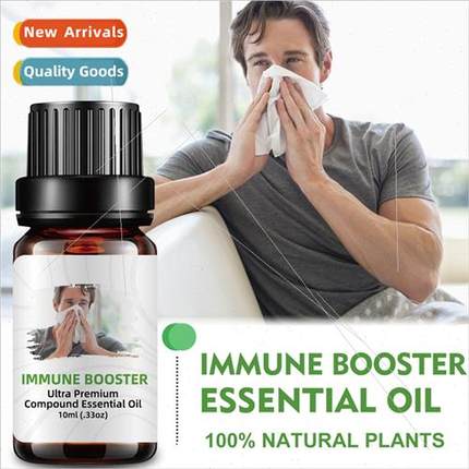 Immune-Booster Soothing Massage Oil Spa Car Aromatherapy Hum
