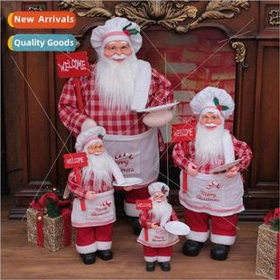 chef 86cm Santa Claus decoration Christmas new