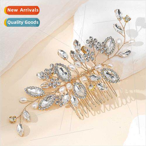 Europe new bridal hair accessories luxury wedding dress plat