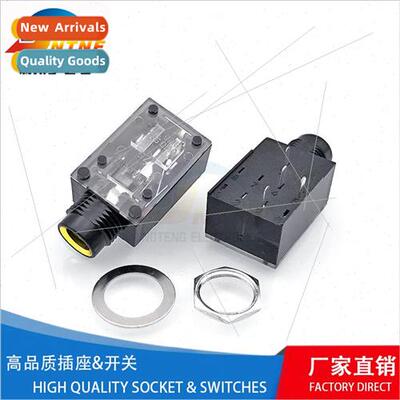 6.35mm socket Audio socket Microphone socket Hybrid headphon