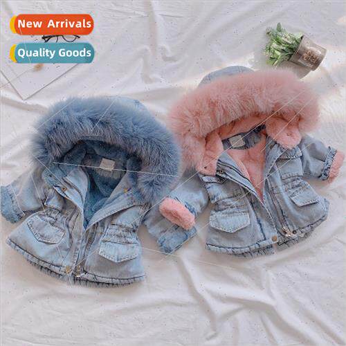 Childrens clothing girls cowboy cotton clothing winter thick