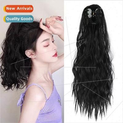 Ponytail wig water ripple small scrunchy clip female corn ho