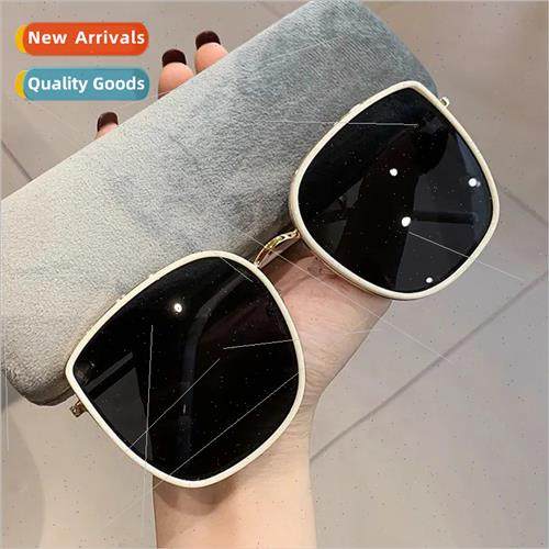 Sunglasses large face thin star retro Korean glasses round f