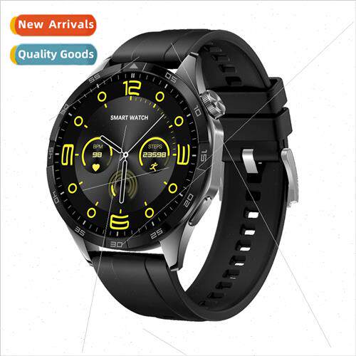 New large round screen sports watch NFC compass voice call m