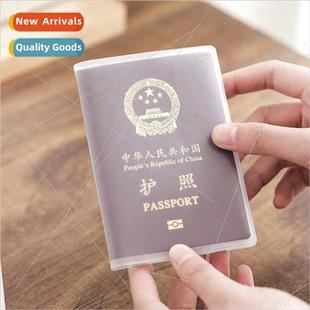 transparent Passport cover passport thickened case