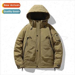 outdoor jacket hooded duck down casual Whe fashion