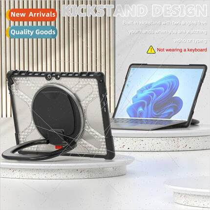 适用Surface Pro456 Tablet Case 7/7+ Handheld Swivel StTriple
