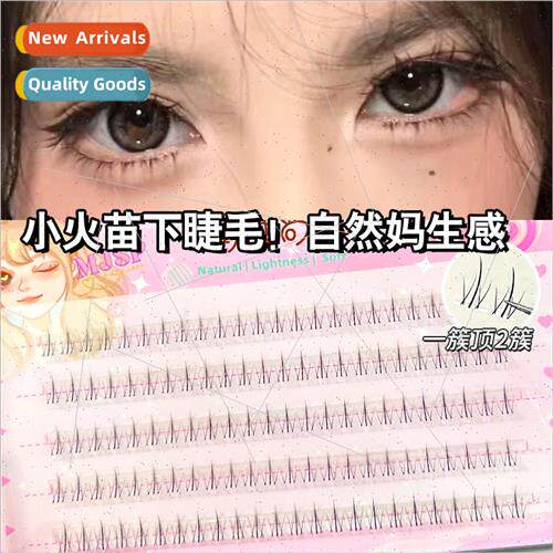 Natural Small Fire Lower Eyelashes Natural Manga ngle Cluste