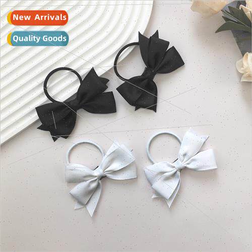 new bow hair bhair rope female Japan Korea sweet cute double