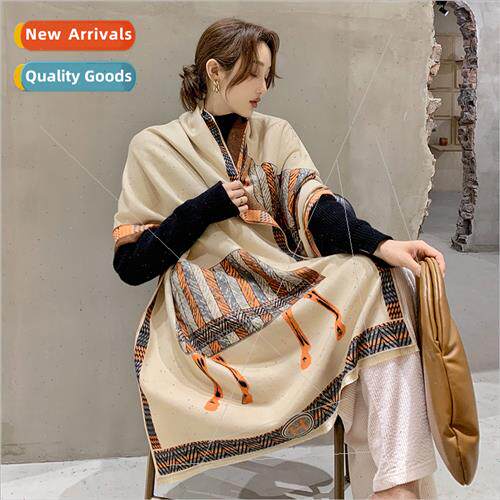 Europe Uned States retro fall winter new warm scarf female f