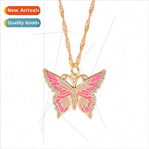 2022ins new copper plated micro-set zirconia colourful butte