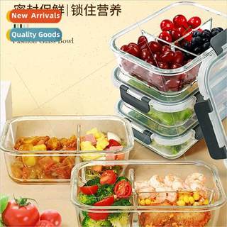 Glass lunch box adult lunch box refrigerator fresh box micro