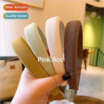 Vintage Morandi Macaron wind high cranial top hair card head