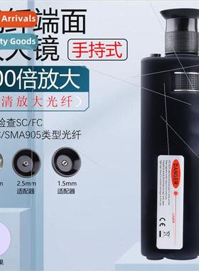 400x Handheld Fiber Optic Magnifier 200x Fiber Optic Microsc