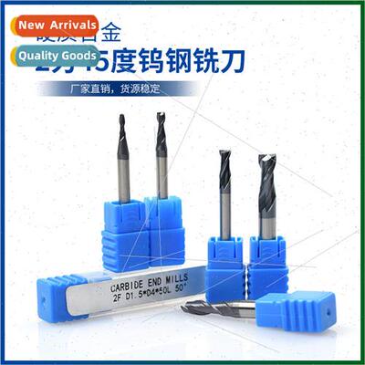 New 2 flute 45 degree tungsten steel milling cutter CNC nume