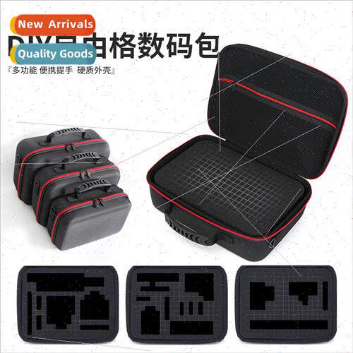 Multi-functional free grid DIY digal storage bag digal charg
