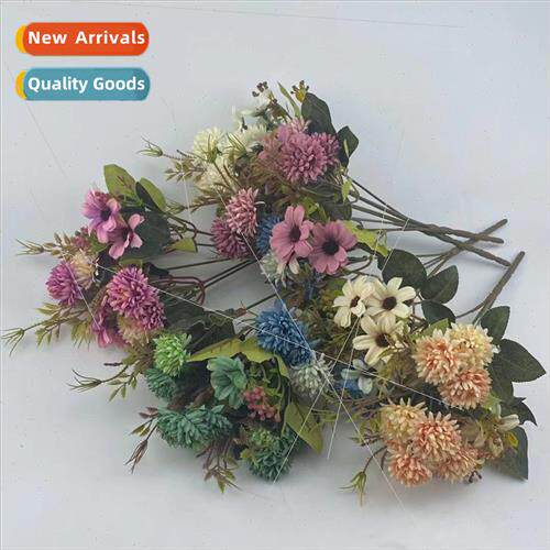 15 head oil painting small cuiqiu simulation bouquet wedding