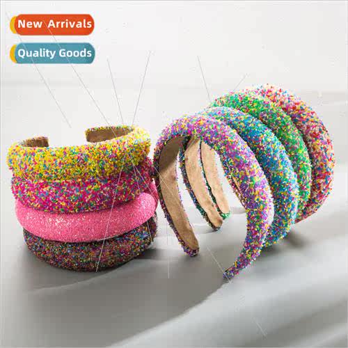 Hair bands Europe new sponge fashion wide edge headband girl