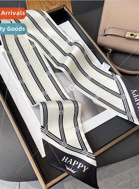 Classic  fashion stripes spring fall collarbone decorative n