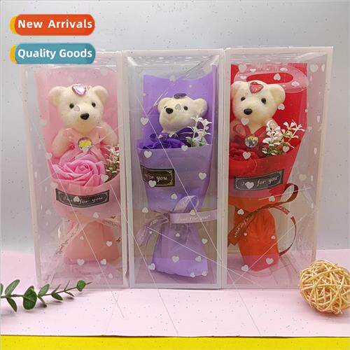 Cartoon bear bouquet Teacher Day Valentine Day gift simulati