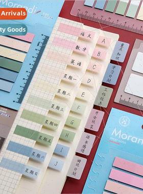 mple ins Creative PET Morandi Color Sticky Notes Flipchart I