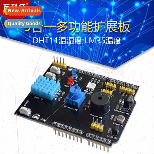 9-in-1 Multi-function Expansion Board DHT11 Temperature & Hu