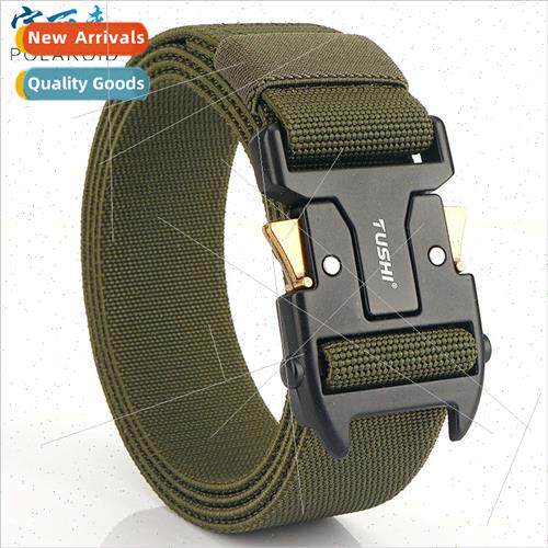 new safety buckle nylon belt men CS combat belt outdoor spor