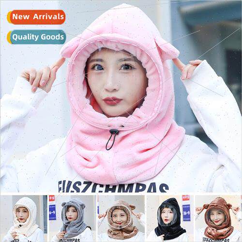 Men women cycling windprohat hood winter cold mask thickened