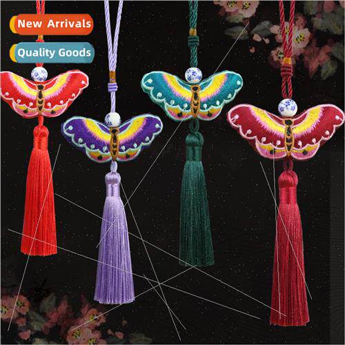 New Spring Festival small pendant embroidery bow small fragr