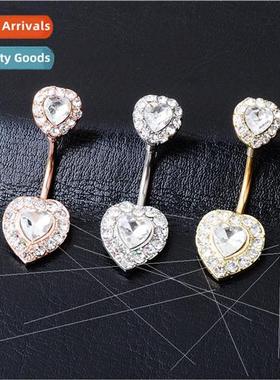 New Europe belly button piercing navel jewelry jewelry heart