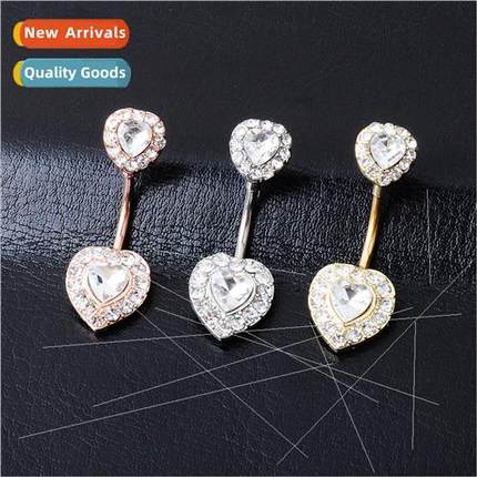 New Europe belly button piercing navel jewelry jewelry heart