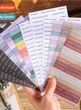 English letters handbook stickers stickers ins handbook coll